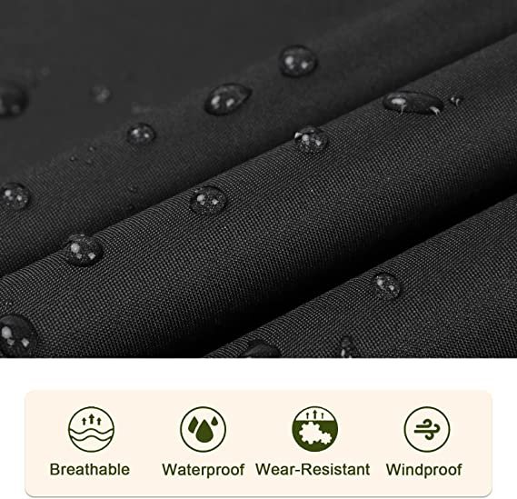 Rain Poncho Jacket Coat Hooded for Adults with Pockets