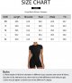 Workout Rompers Unitard Bodysuit For Women Yoga One Piece Jumpsuits High Neck Short Sleeve